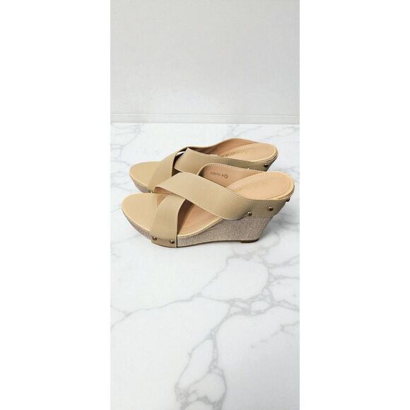 Allegra K, Size 10 Women's Wedge Sandals -- ITEM #3314 - Picture 4 of 6